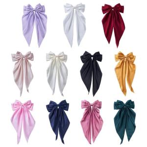 Red Bow Tie Hairpin Womens Headband Hair Accessories Clip Fashionable Hair Accessories for Women Cloth Material Affordable Price
