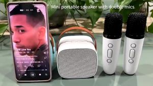 Loa Bluetooth karaoke mini thông minh chất lượng cao âm thanh vòm 3D - nhiều chế độ hát
