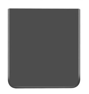 Glass Panel For Samsung Galaxy Z Flip5 Flip 5 F731B Back Battery Cover Door Rear Housing Cover Replacement Case With Camera Lens