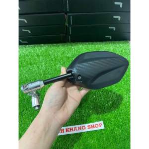 Gương Xoay 360 Độ Gắn Xe Máy mẫu AB thông dụng cho nhiều dòng xe_chân 10ly thuận(tặng ốc nối)