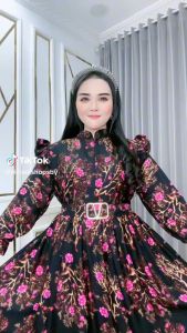Gamis Wanita Siti Aisyah Free Belt STANDART & JUMBO Ld 110-130 Pb 138 Bahan Katun Rayon Busui