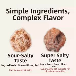 Salinity Rich Salted Plum for Infusion