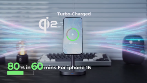 Havit 3-in-1 Wireless Charging Stand Qi2 | 15W Magnetic Charging Station