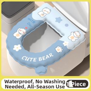 Waterproof All-Season Wash-Free Toilet Seat Cover 2026