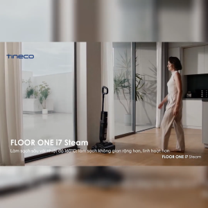 Máy hút bụi lau sàn khô ướt Tineco FLOOR ONE i7 Steam - Lực hút mạnh mẽ 22.000Pa - Bảo hành 24 Tháng