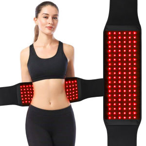 LED Red Light Waist Belt 660nm 850nm Infrared Light Therapy Back Shoulder Waist Muscle Body Massager