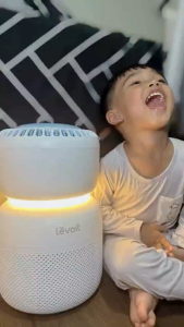 Levoit Sprout Baby Air Purifier | Soothing White Noise | Warm Night Light | H13A TRUE HEPA Filter