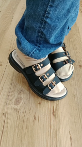 JULIA FILIO Women Comfort FLAT Shoes Kasut Wanita Kasut Comfort Sandal (JF25-5003)