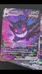 Funism | Self Made English Gengar Kitchen Bathroom Dark Style Fan Art Hobby Game Card Collection Toy