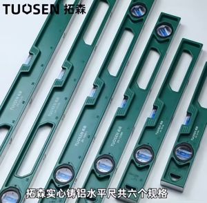 Thước livo nivo nhôm đúc Thước thủy nhôm đúc TUOSEN có nam châm hít thước cân bằng cao cấp