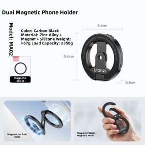 Ulanzi | Magnetic Thin Foldable Magsafe Compatible Phone Stand