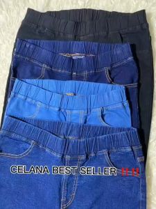 Celana Legging Jumbo Pinggang Full Karet Bigsize Jumbo