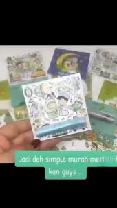 Kartu Ucapan Lebaran Idul Fitri Aneka Motif Kartun Amplop Lebaran THR