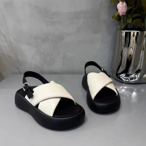 IELGY Xăng đan nữ đế mềm 2023 thời trang mới mùa hè Giày La Mã đế dày thường ngày dễ phối