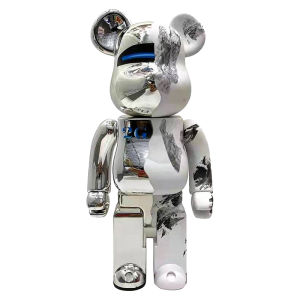 Violent Bear 1000% Bearbrick Large Living Room Decorative Toy Block Bear 70Cm High Articulated Joint Collectible Figurine