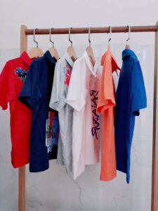 áo thun polo cổ trụ bé trai size đại 22kg tới gần 50kg thun cotton mặc đi chơi rất đẹp có video thực tế