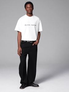 CHINISM | Wrinkle-Resistant Lyocell Blend Mens Jeans Straight Loose
