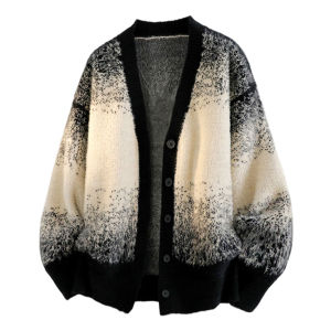 TUCANO | Tie-Dye Gradient Autumn/Winter New V-Neck Warm Casual Knit Sweater