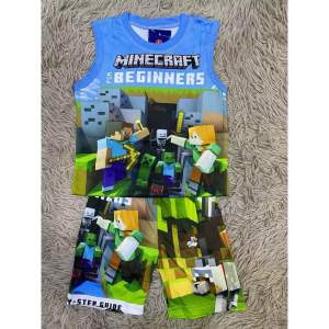 kids jersey terno 2-7yrs old MINECRAFT