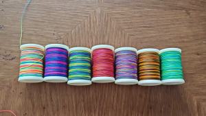 165 Yards Variety Colors Rod Guides Tying Thread Rod Ring Fasten Binding Line Fishing DIY Components Fishing Tackle Accessories