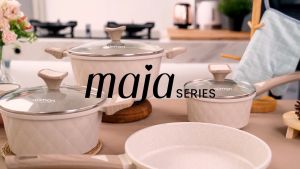 Numan Panci Casserole 20 cm dengan Tutup Kaca Maja Series