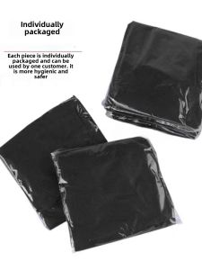 Disposable Comfortable Mens Shorts Sauna Non-Woven Fabric Black Underwear for Travel And Camping Outdoor Activities