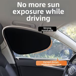 BAIJUYICHESHI | Sunscreen Heat Insulation Privacy Curtain Static Adhesive Side Window Cover
