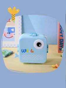 IMUTO cartoon Lunch Box for kids 2 Layer Bento Box With Spoon Lunch Box For Child School Office Food Fresh