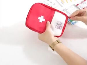 Portable Medicine Bag First Aid Kit Medical Emergency Kits Organizer Outdoor Household Medicine Pill Storage Bag