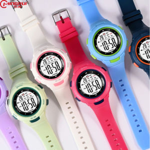 [Free gift box]MINGRUI kids digital watch good quality kid’s watch waterproof alarm Date Shock Resistant Light Stopwatch Childrens electronic watch Watch For Boys Girls Children Sports LED Wrist Watch