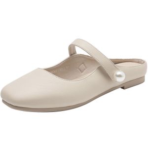 DUSTO | Summer Slip-on Half Mule Flats Outdoor