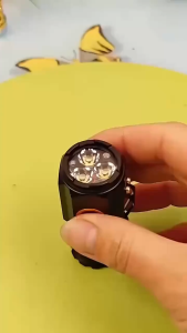 Mini LED Flashlight USB Rechargeable Portable Torch ntelligent Power Display for Camping Fishing Hiking Emergency