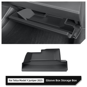 for Tesla Model Y Juniper/Launch 2025 Car Glove Box Storage Box Car Accessories Copilot Side Storage Tray Tidying Organizer