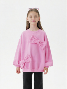 Marc&Janie | Sweet Bow Design Girls Sweatshirt Hoody