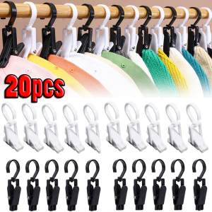 20pcs Mini Curtain Hook Clips: Your Ultimate Hat & Sock Organizer