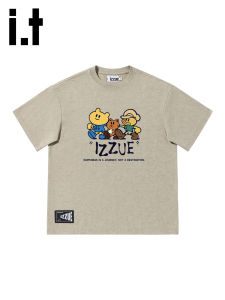 izzue | Funny Cartoon Dog Tshirt Short Sleeve Loose Fit Slim