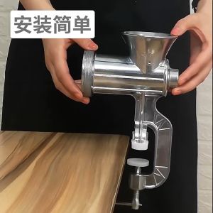 Manual Meat Grinder Non-Slip Meat Mincing Machine Multifunctional for Homemade Burger Patties Ground Beef and More