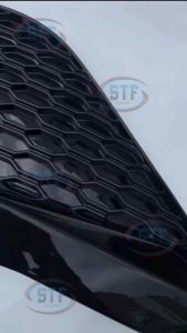 Perodua Alza 2022-2025 New Front Bottom Grill  Glossy Black Grilled Plug And Play Honeycomb