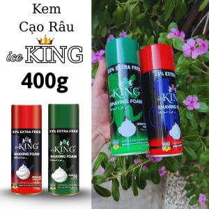 Kem cạo râu Vetoni ice KINH 320G chính hãng Bọt dày mịn Hương Chanh - Xả dễ chịu dưỡng ẩm da sau khi cạo.