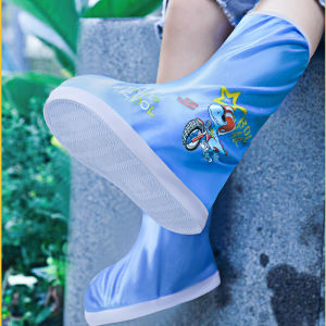 Children Rubber Waterproof Shoe Cover Kids Shoes Protectors Rain Boots For Outdoor Rainy Reusable Quality Non-slip Shoe Cover