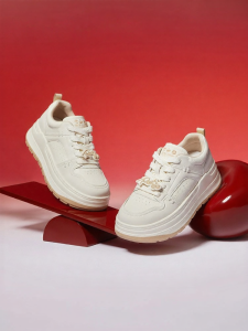 Josiny | Cherry Print Thick Soled Sneakers