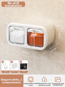 JTUTM | Home Kitchen Wall-Mounted Seasoning Storage Box