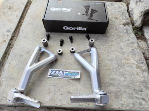 pijakan kaki belakang gantung model ducati panigale v4 set dudukan postep set baut baja