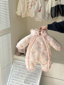 Bộ Đồ Đi Chơi Mùa Đông Cho Bé Gái Trùm Đầu Trùm Cổ Bằng Vải Cotton Nỉ Dày Quần Áo Trẻ Sơ Sinh Váy Dài Tay Dáng Ôm Vừa Vặn Mặc Thường Ngày