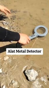 RAJA SANPYL Metal Detektor LCD Alat Pendeteksi Logam Emas Berlian Harta Karun Dalam Tanah Akurat JS4