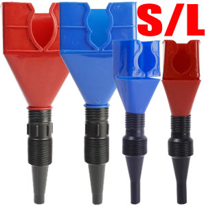 1/2pcs Car Folding Telescopic Hose Refueling Funnel Gasoline Engine Oil Funnels Auto Motorcycle Refueling Accessory Filter Transfer Tool