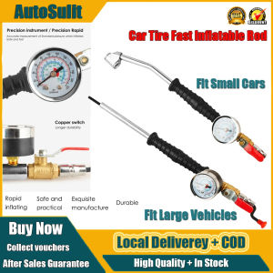 Digital Tire Pressure Gauge 220PSI With Auto Inflator - High Accuracy LCD Display For Car/Truck/Motorcycle/SUV Tires Heavy Duty Portable Air Pump