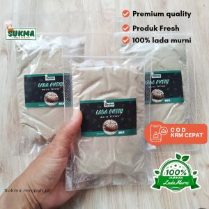 Merica Lada Putih Bubuk Murni Oryginal 100gr - Ground White Pepper - Rempah Bumbu Dapur Premium