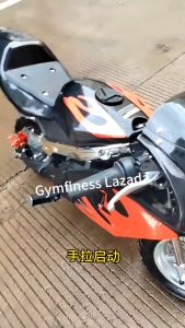 🇲🇾Ready Stock】2024 HOT🔥 49CC Mini Pocket Bike Petrol Off Road Motorbike For Kids Bike 2-store (Easy to Pull Starter)