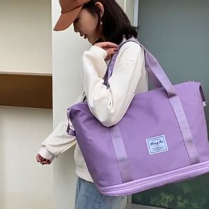 Túi du lịch 3 tầng size đại vải oxford